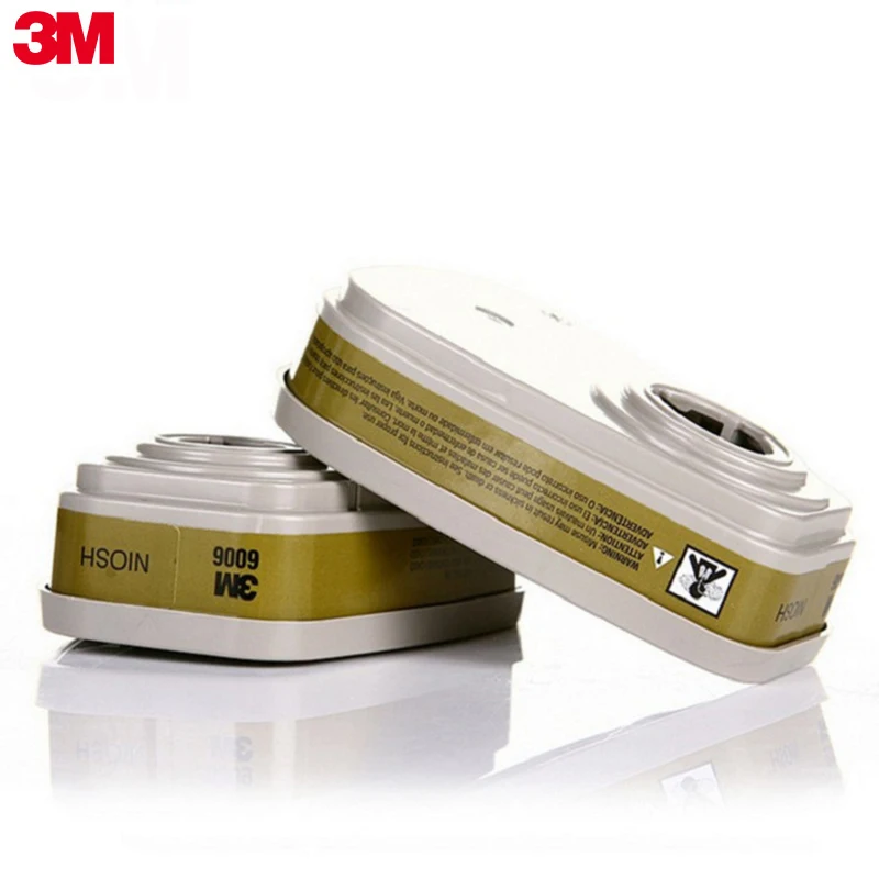 

3M 6006 Gas Filtration Box Gas Mask Filtration Box Protects against Organic Steam Odor and Acidic Gas