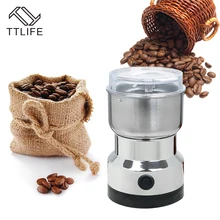Miller TTLIFE Hogar Molinillo de Café Eléctrico de La Máquina de Café Granos de Café Eléctrica Inteligente de Acero Inoxidable Tuercas Amoladora