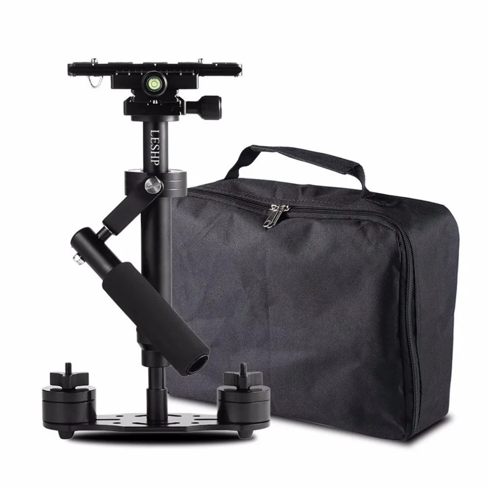 

LESHP Adjustable Mini Handheld Stabilizer With Quick Release Plate 1/4" Screw Durable Heavy Duty Stabilizer For DSLR Camera