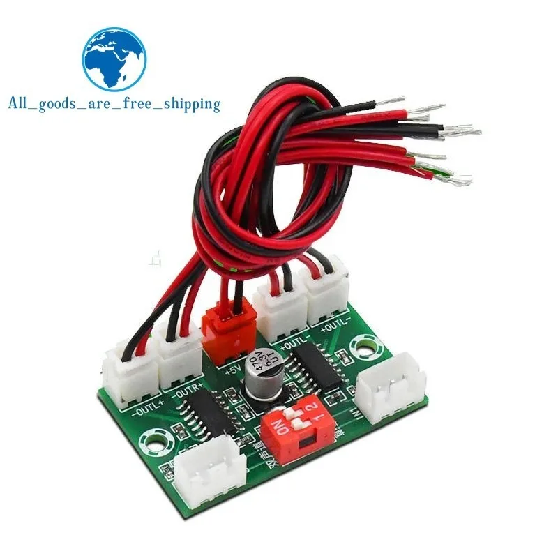 

4*3W PAM8403 4 Channels mini Digital Audio Amplifier DIY Module USB 5V small stereo amp Amplifier Board XH-A156
