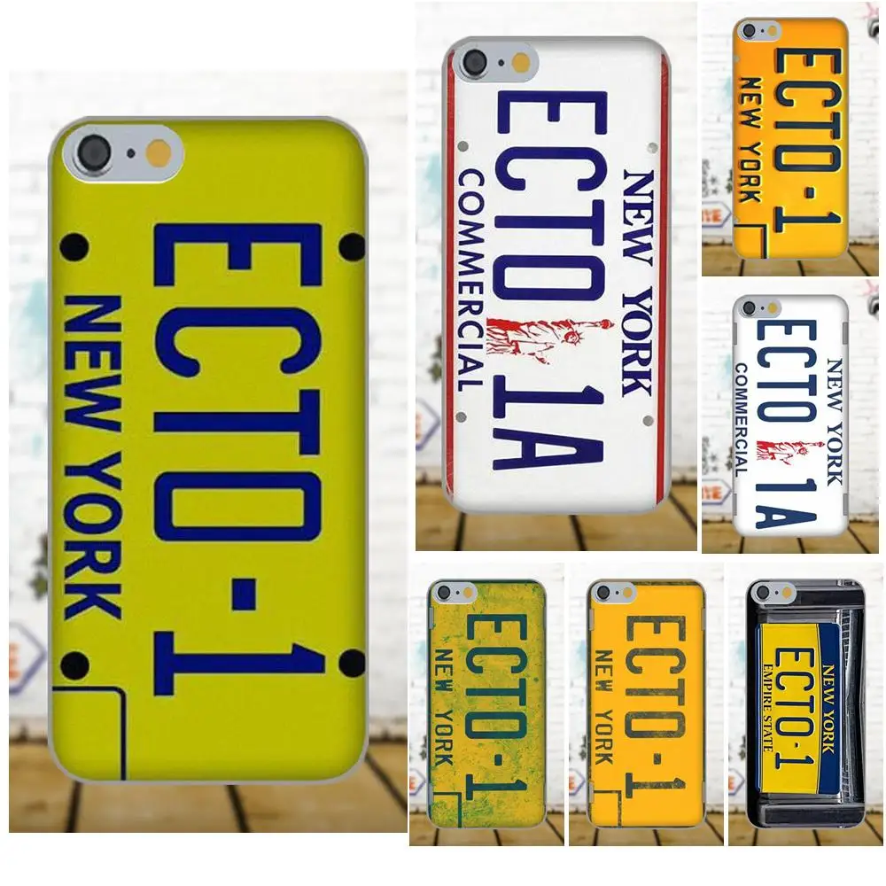 Номерной знак Ecto 1 Ghostbusters для Apple iPhone X 4 4S 5 5C 5S SE 6 6S 7 8 Plus LG G3 G4 G5 G6 K4 K7 K8 K10 V10 V20 |