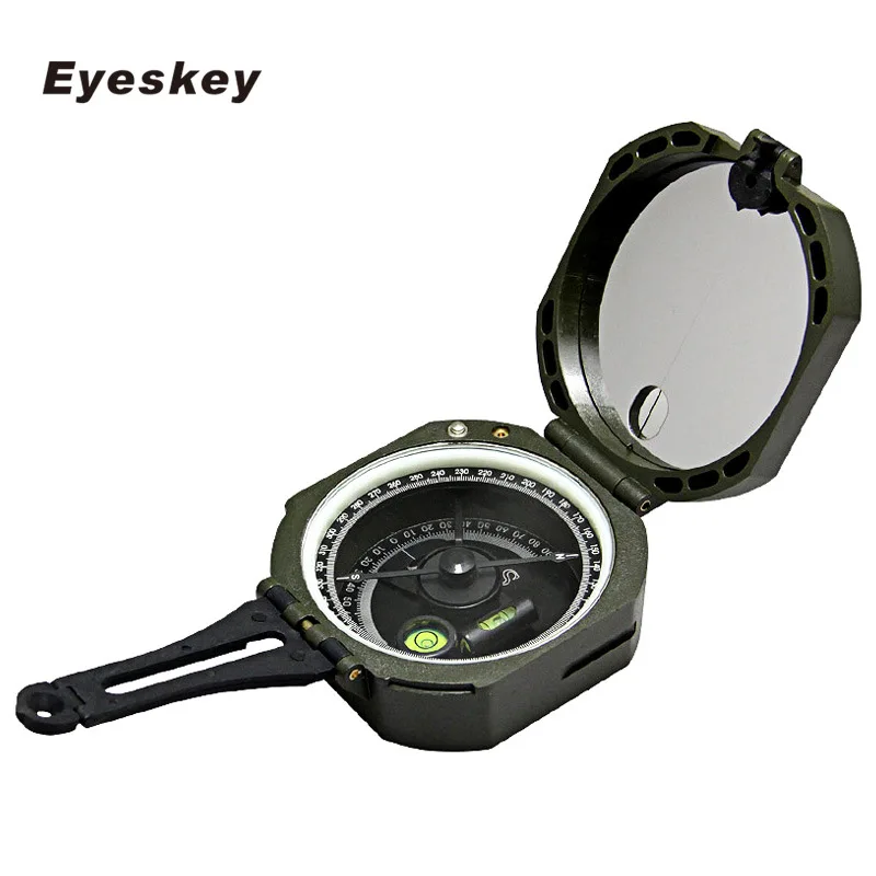 Eyeskey المهنية البوصلة خفيفة الوزن العسكرية البوصلة بقاء في الهواء الطلق رخيصة التخييم معدات الجيولوجي بوصلة جيب