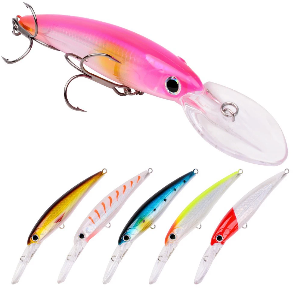 Trout For Trolling Seawater Fishing Lures Wobbler 6pcs 17cm 32g 0.6 2