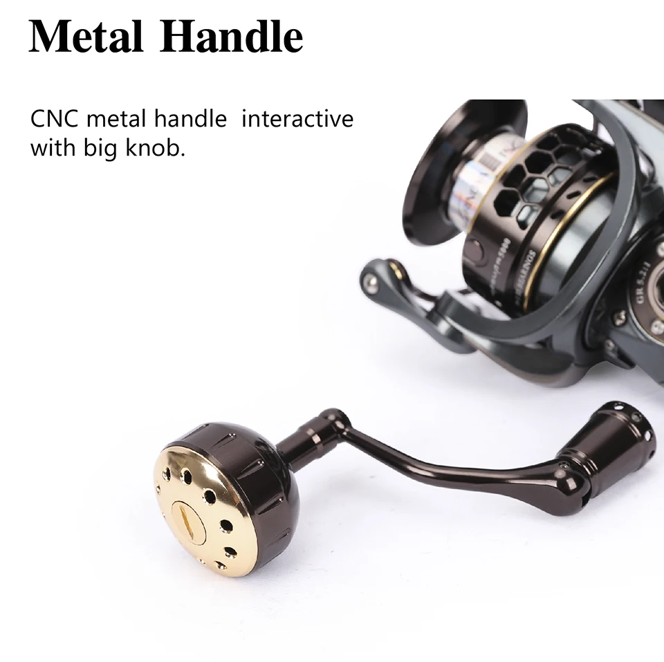 Carretel de Pesca 9 + 1bb. Tsurinoya Jaguar 4000 5000 Fiação 2:1 4 kg Duplo Metal Carretel Isca Moulinet Peche 1000 2000 3000 25 High Quality Esporte e Lazer