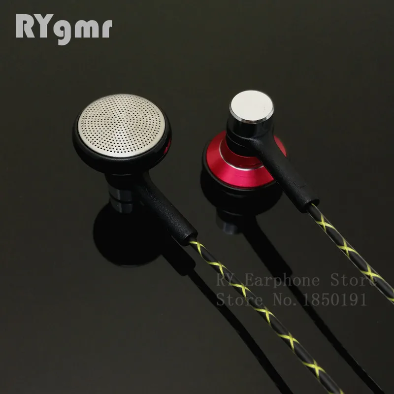 Оригинальные наушники вкладыши RY04 металлические Hi Fi 15 мм с качественным звуком