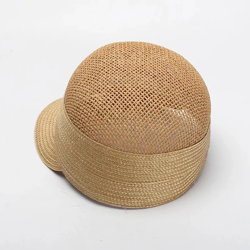Бумажная соломенная летняя сетчатая бейсболка Gorras для мужчин и женщин