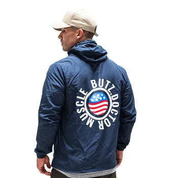 

Mens Running Jackets Fitness Winter Sports Coat Outdoor Training Muscle Gyms Corset Hooded Zipper Jacket