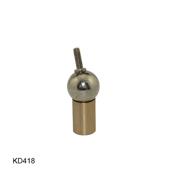 3d printer socket connection Steel ball Brass rod end with thread hole permanent universal magnetic ball joint