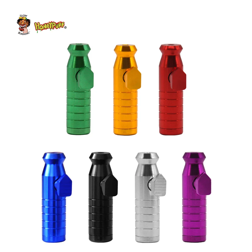 Buy HONEYPUFF Aluminum Alloy Snorter Sniffer Snuff Snorter Powder Rocket