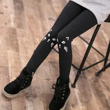 Детские теплые зимние леггинсы для девочек; детские брюки с принтом; зимняя одежда для маленьких девочек; хлопковые легинсы для малышей; бархатные брюки