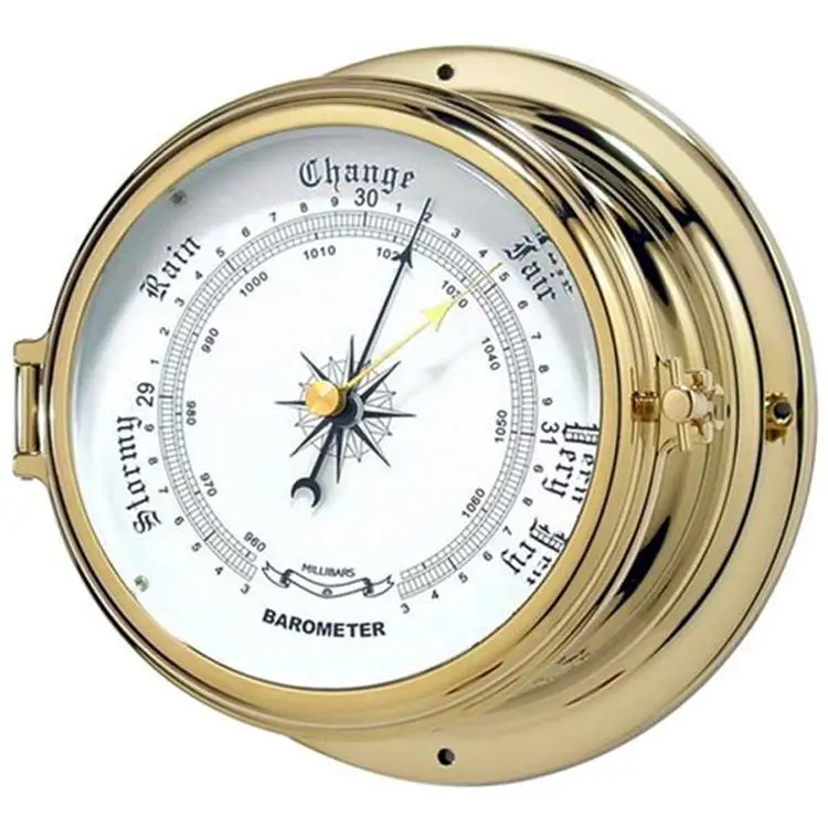 Buy Nautical Brass Case Navigation Porthole Barometer