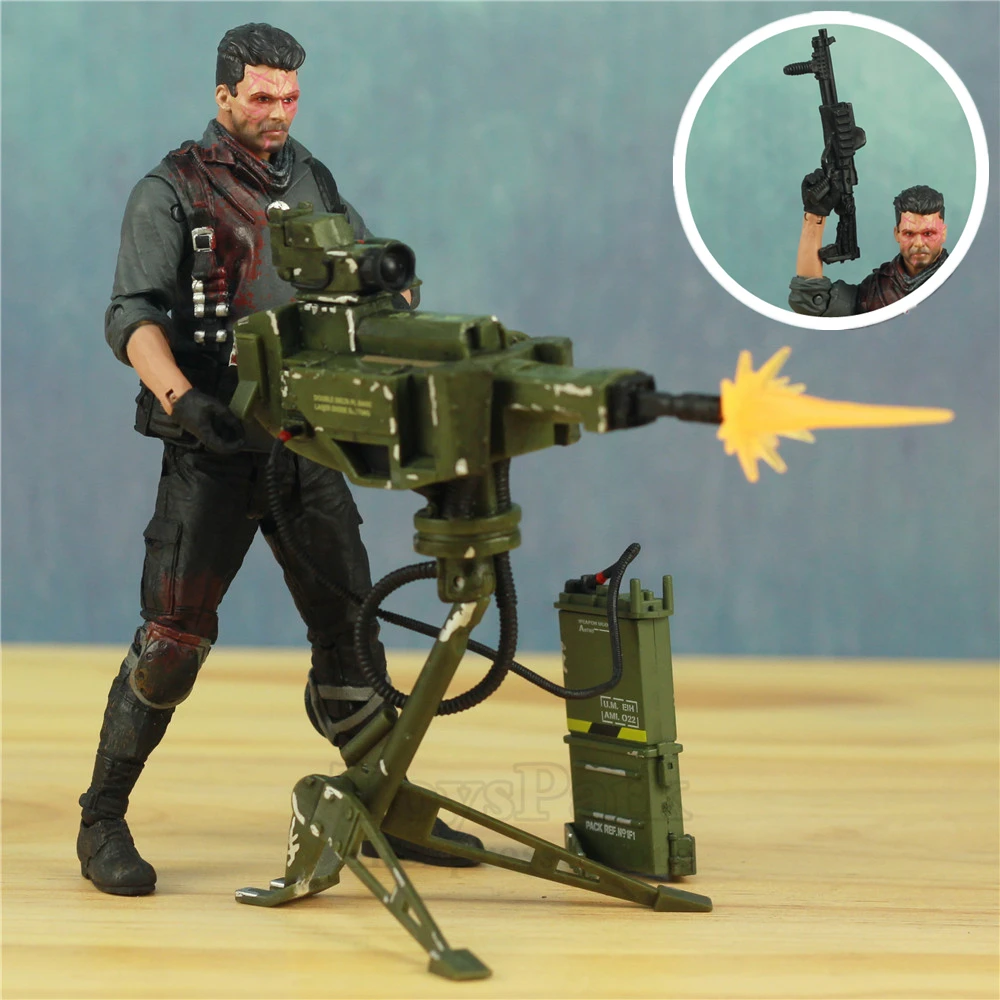 

Custom Marvel Legends Crossbones Frank Grillo 6" Action Figure Machine Gun Captain America 2 Original Mcfarlane Body Toys Doll