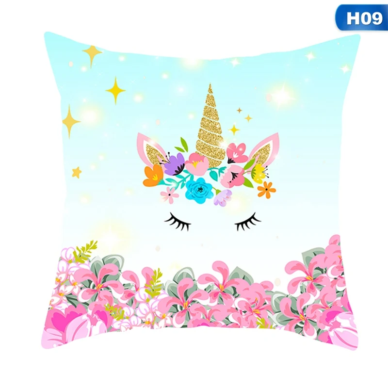 [ Arrival] Hologram Galaxy Unicorn Pillow Cover -Unicorn Fashion HTB1iCX6XRWD3KVjSZKPq6yp7FXau