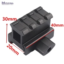 1 шт. БЫСТРОРАЗЪЕМНАЯ направляющая для прицела высокопрофильные Монтажные кольца Riser Mount с 4 слотами прицела расширение 20 мм ласточкин хвост Расширение rise mount