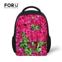 FORUDESIGNS/Дизайнерские школьные рюкзаки для мальчиков и девочек с цветочным принтом, новая детская сумка Mochilas Infantis, школьный рюкзак для детей