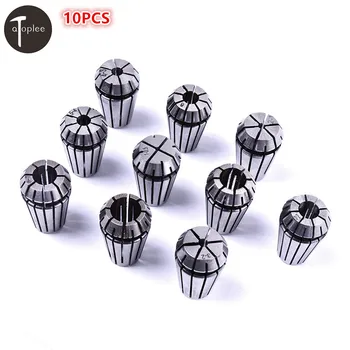 

10PCS ER16 0.5-10mm Precision Spring Collet Tool For CNC Milling Drilling Lathe Tool Engraving Machine & Milling Lathe Tool