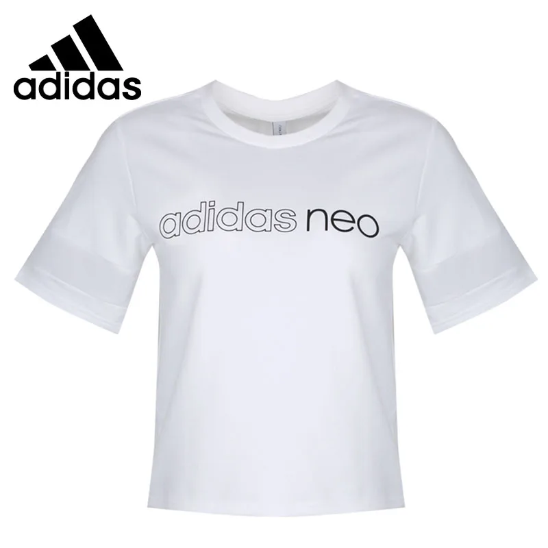 Женская Спортивная футболка с коротким рукавом Adidas NEO W SWEAT HD SS новинка 2019 | Спорт и