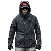 Спорт на открытом воздухе Кемпинг Туризм охотничьи куртки армейская Военная тактическая куртка водонепроницаемая ветрозащитная и теплая камуфляжная куртка, пальто