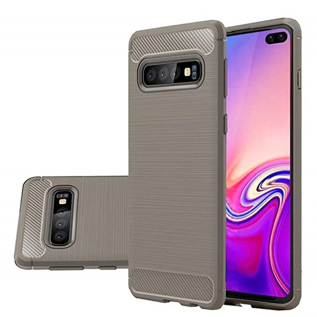 Чехол для телефона Samsung Galaxy S10 Plus 6 4 дюйма силиконовый гибридный чехол мягкий TPU #