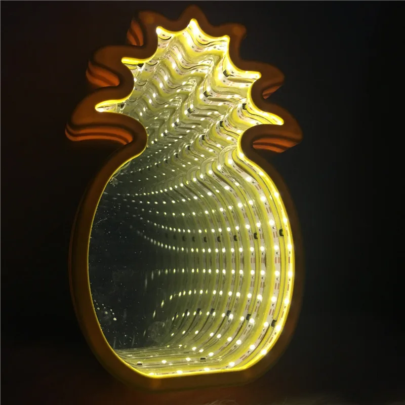 3D новинка Звезда облако Рождественская елка ночник бесконечность зеркало