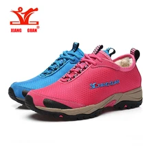 XiangGuan Men Women Low-Cut Original Hiking Shoes Non-Slip Trekking Shoes Winter Warm cotton inside Outdoor Shoes Approach Shoes