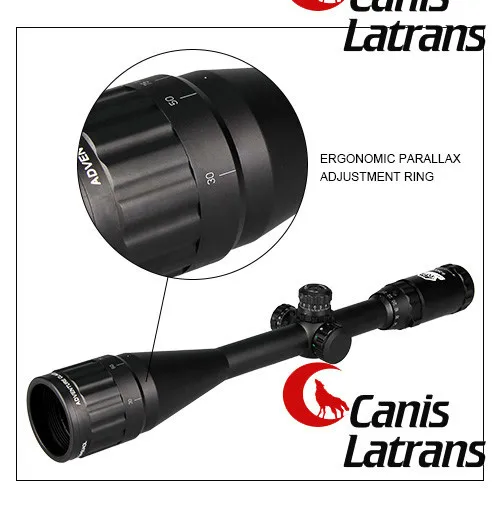 Canis Latrans 6-24x50 тактический оптический прицел на винтовку центральный точечный прицел для охотничьего HS1-0150