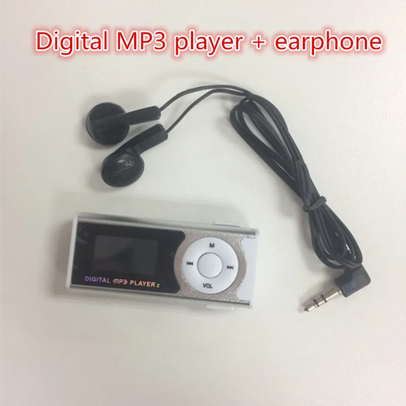 TF карта MP3 плеер с светильник мини металлический зажим USB классический MP3 Музыка Видео Media Player наушником Поддержка Micro sd-карты до 64 Гб SD карты работает музыка