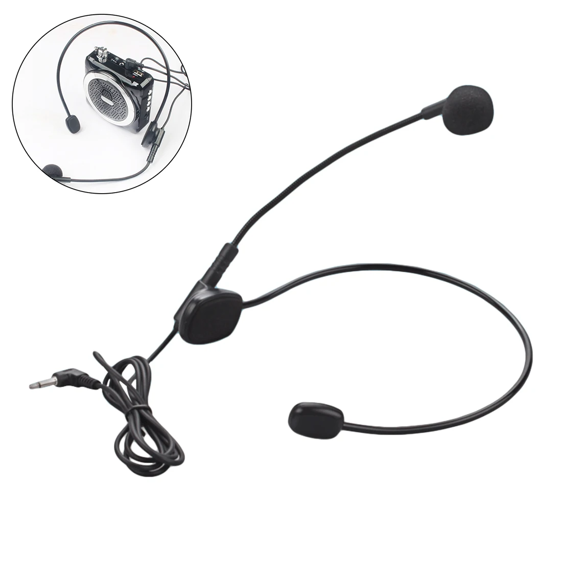 Universal Portable Mini Rotatable Headset Microphone for Lecture