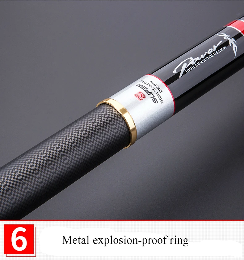 Longo e Difícil Vara de Mão Vara de Pesca de Alto Super Poder Lago Córrego Pólo Carpa Carbono Ultra Light Pesca Spinning Rod Mar Oceano Olta Rio 13 Varas de pescar