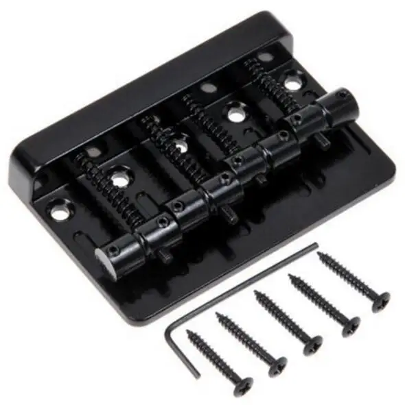 

1pcs Black 4 String Bridge Guitar Parts Guitar Replacement