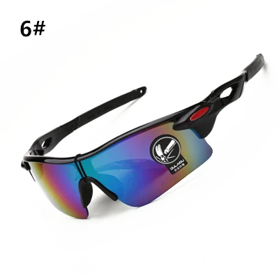 UV400 спортивные солнцезащитные очки мужские очки для велоспорта женские велосипедные очки спортивные очки Gafas Ciclismo MTB очки для велосипеда - Цвет: 6