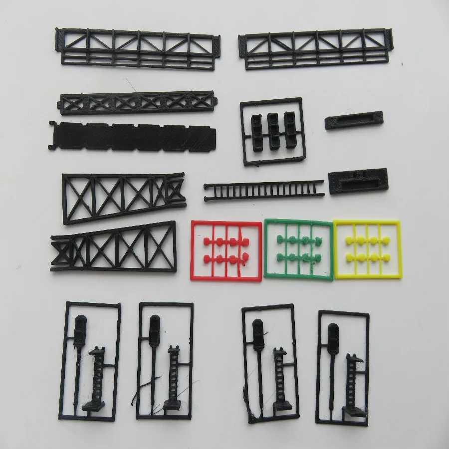 Железная дорога модель сцены N соотношение 1: 160 1:150 козловой и световой сигнал комплект