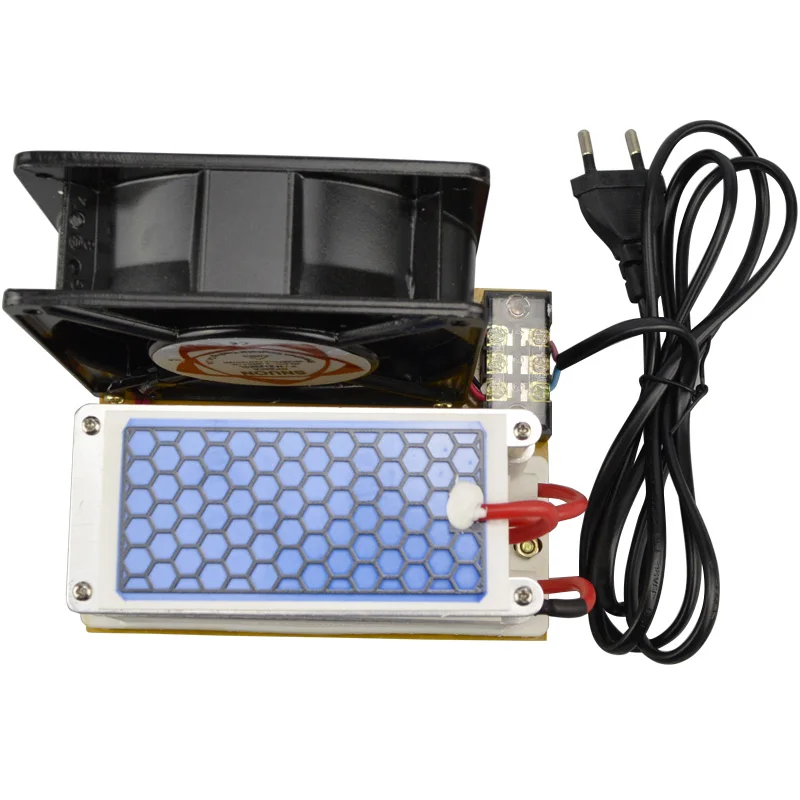 New Portable Ozone Machine 220v 10g Double Ceramic Plate Ozone Generator Ozone Sterilizer with Fan Heat Dissipation Odor Filter