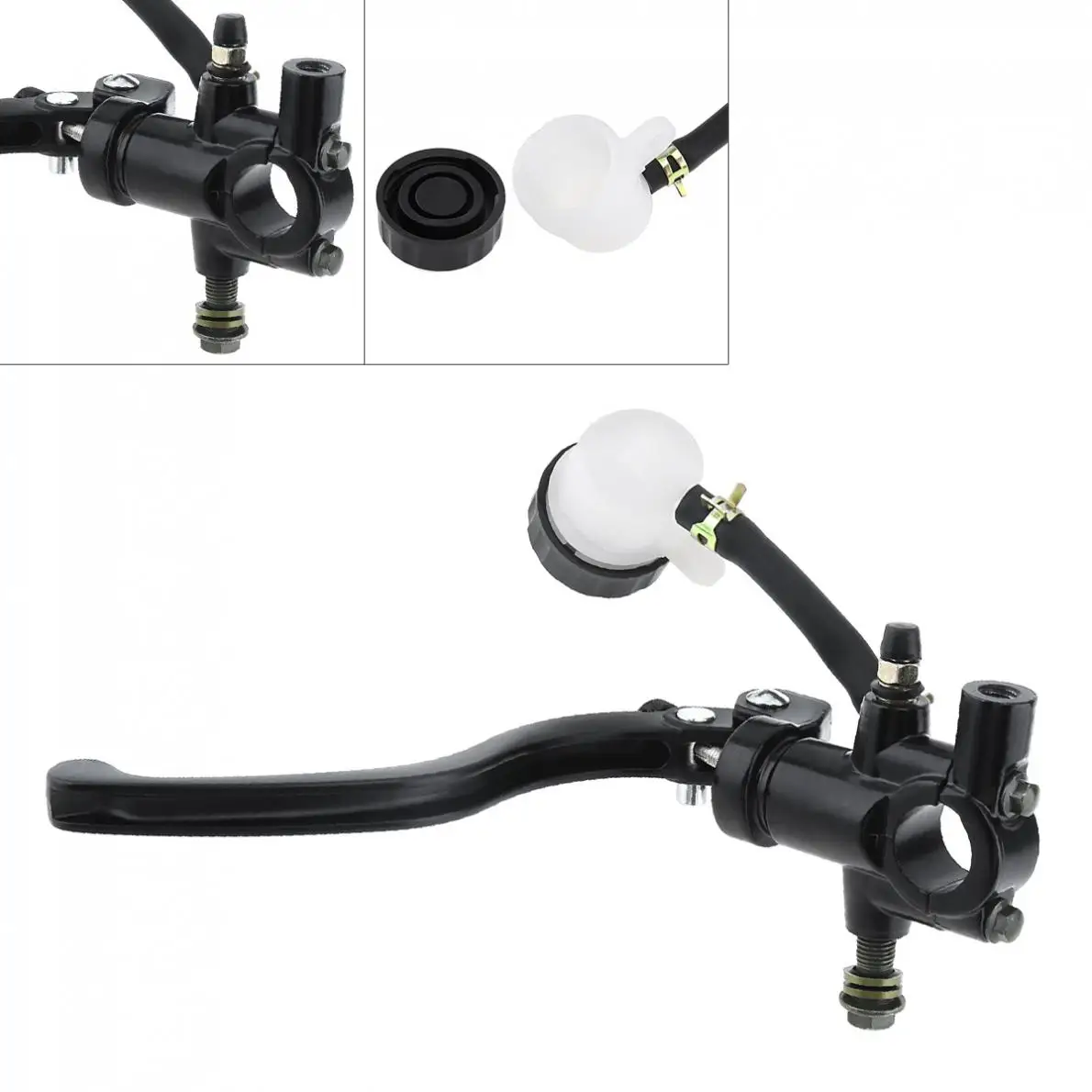 Мотоциклетный верхний главный цилиндр тормозной муфты с ЧПУ резервуар гидравлический насос рычаг прямой толкающий насос для Honda/Suzuki/Yamaha