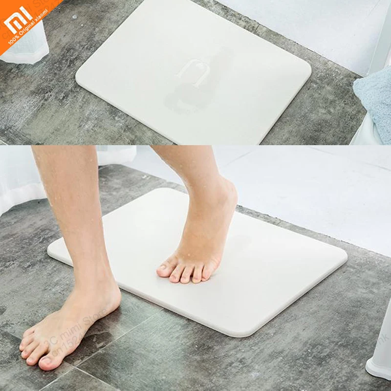 

Xiaomi Mijia Natural diatom mud mat bathroom anti-slip mat soil pad water-absorbing quick-drying bathroom toilet door mat home