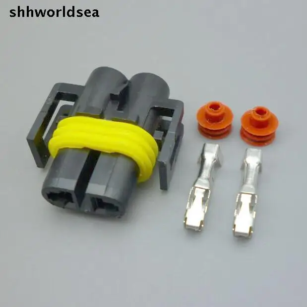 Shhworldsea 5/30/100 комплектов H8 H10 H11 Женский комплект автомобильной розетки|auto socket|connector