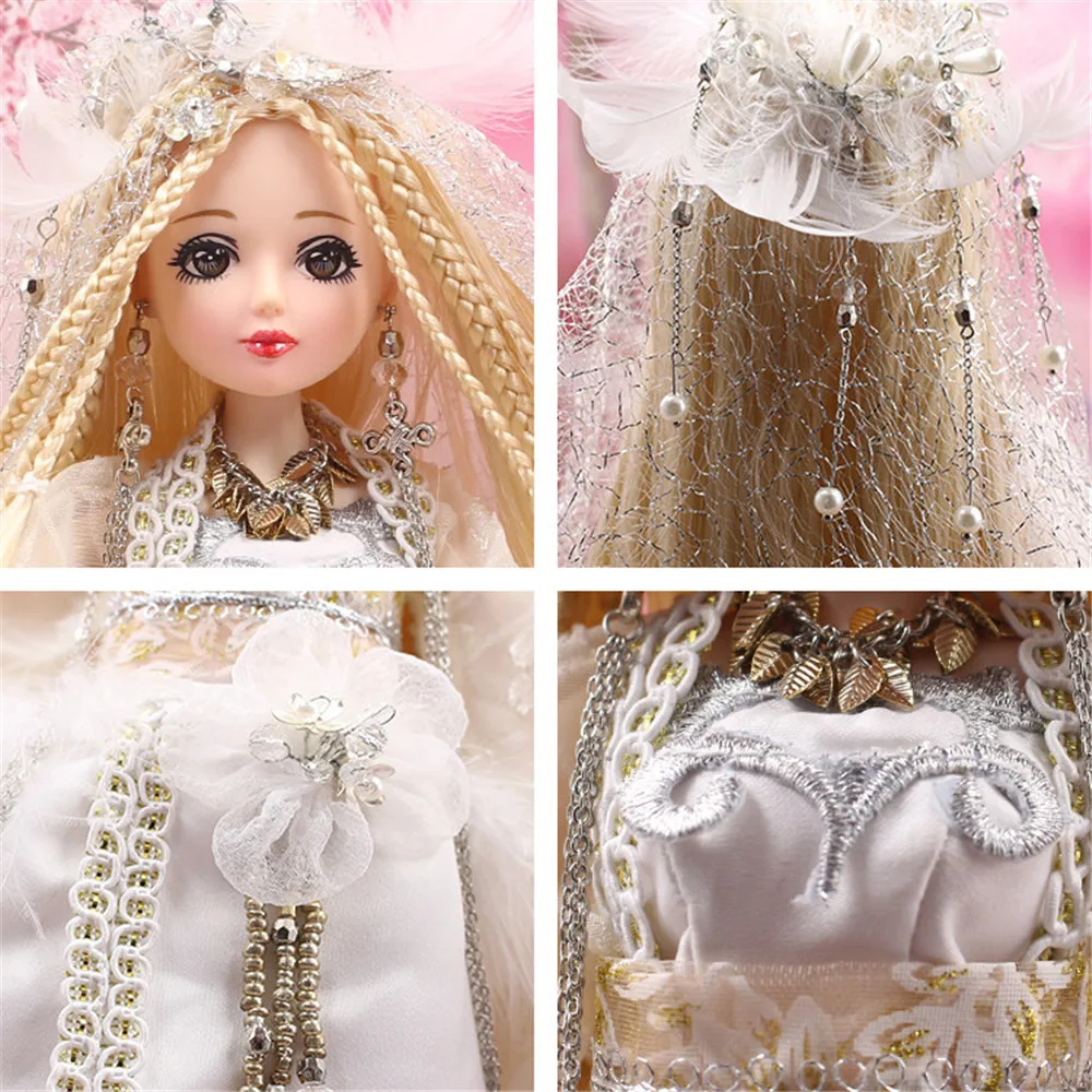 Factory Doll Joint Body East Charm White Swan Princess Odette From "Swan lake" With Stand Clothes& Box