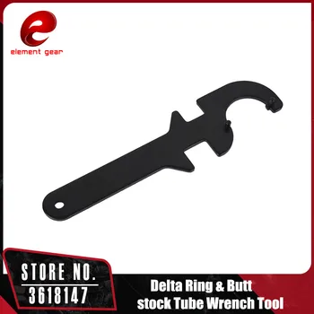 

Element Aluminum Delta Ring & Butt Stock Tube Wrench Tool for Airsoft M4/M16 AEG EX120