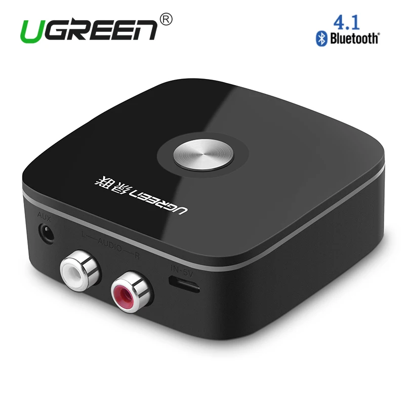 Ugreen Wireless Car 4 1 Bluetooth Receiver Adapter 3 5mm to 2RCA AUX Audio font b