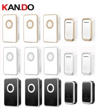 2 излучателя 3 ресивер беспроводное устройство дверной колокольчик набор на 110-220 в дверной звонок Водонепроницаемый большого радиуса действия 300 м дверной звонок для использования в вилле