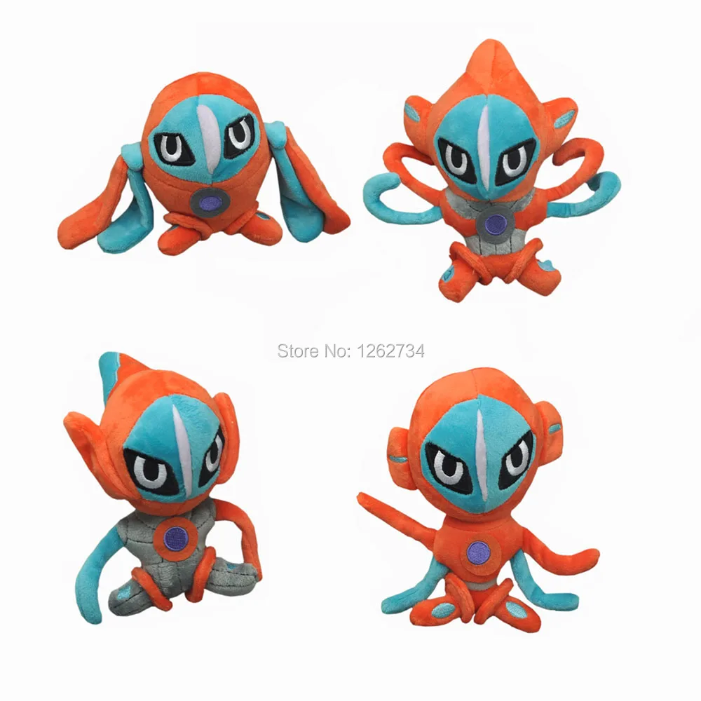 

Free Shipping EMS 30/Lot 4 Styles Plush Doll Soft Fashion Toy Deoxys 5"-6"