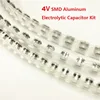 60 шт./лот 47 мкФ 100 мкФ 220 мкФ 4 в SMD алюминиевый электролитический конденсатор Ассорти набор, 3 значения * 20 шт = 60 шт набор образцов ► Фото 1/2