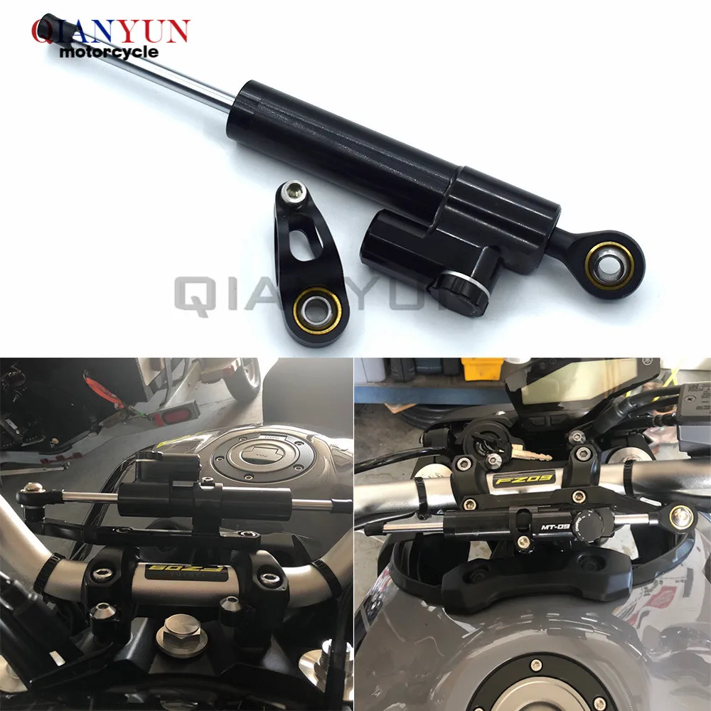 

Motorbike Damper Steering Bracket Mount kit Stabilize Safety Control For Yamaha MT 09 MT09 MT-09 FZ09 FZ-09 2013- 2016