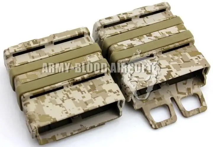 7,62 Тяжелая версия крепежный элемент для магазина quick pull Magazine Pouch module комбинированный два комплекта(DE FG пиксельный пустынный WD ACU AT MC AT BK - Цвет: Digital Desert