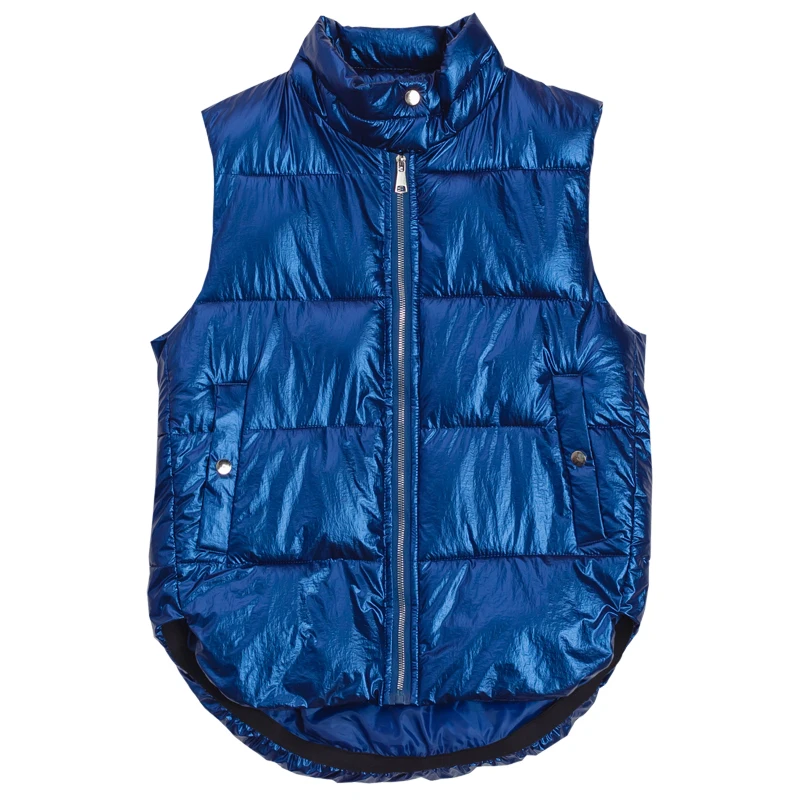 

2019 Fashion Brand Women Sleeveless Jacket Autumn Winter Short Vest Female Slim Cotton Vest Women Thick Warm Casual Waistcoat