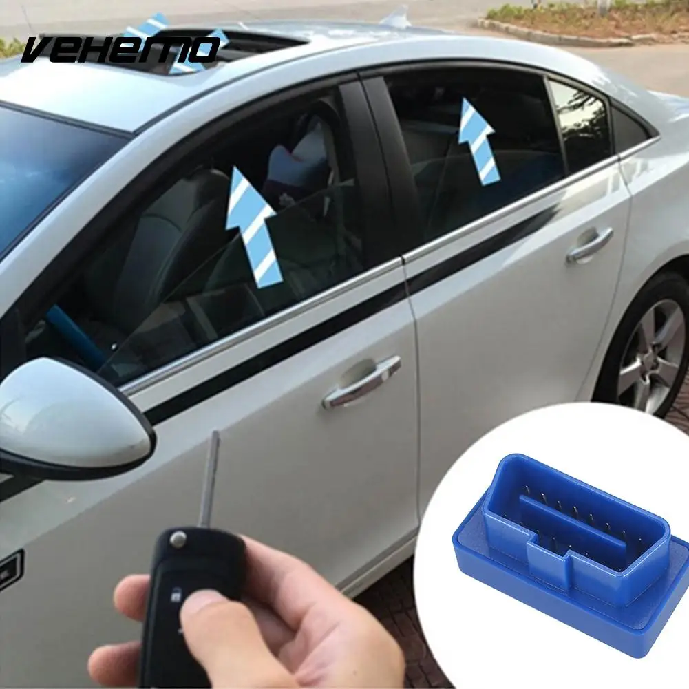 Vehemo Window Lift Lifter Window System Plastic Blue Durable Closer Car