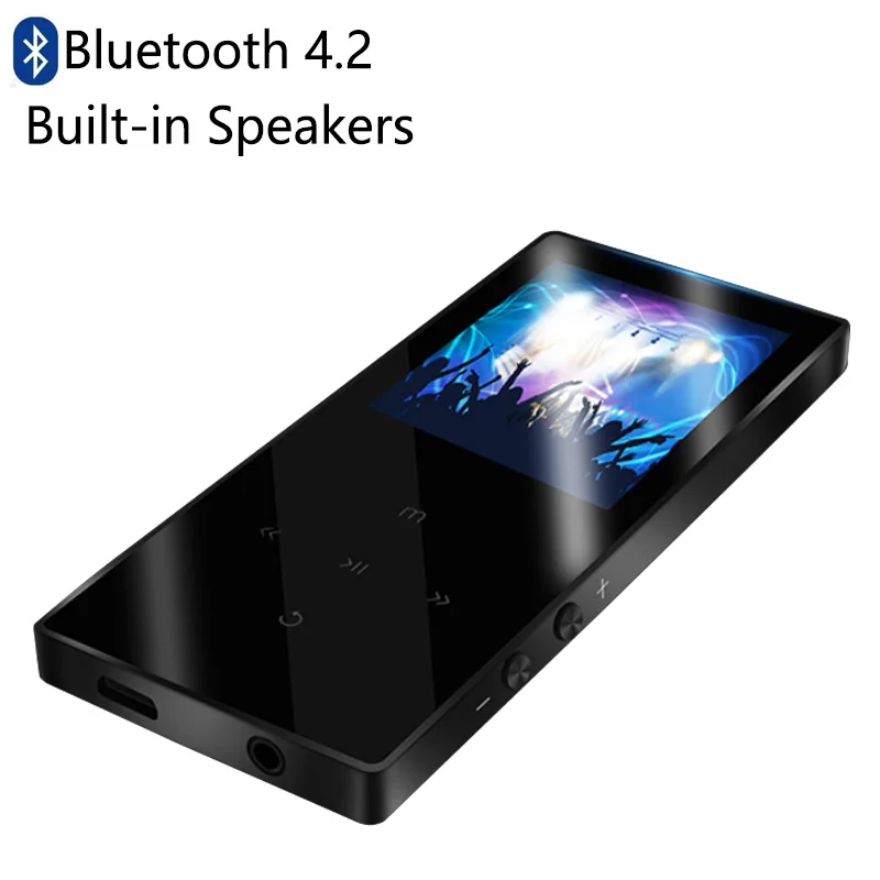 portable MP4 player bluetooth 4.2 mp3 mp4 music player Built in Speaker