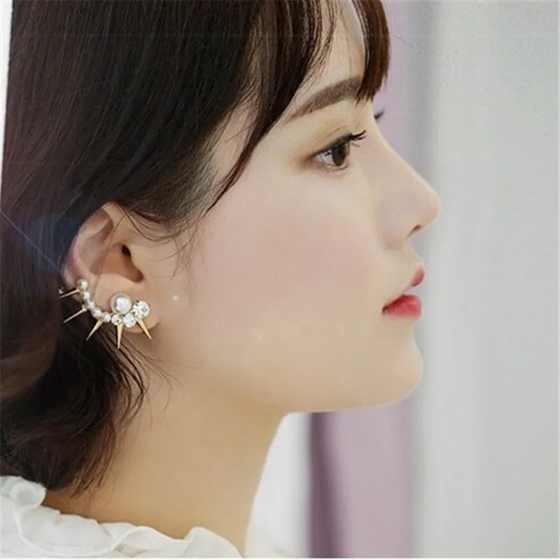 Kittenup New Korean Fashion Ear Cuff Imitation pearl Jewelry Clip On