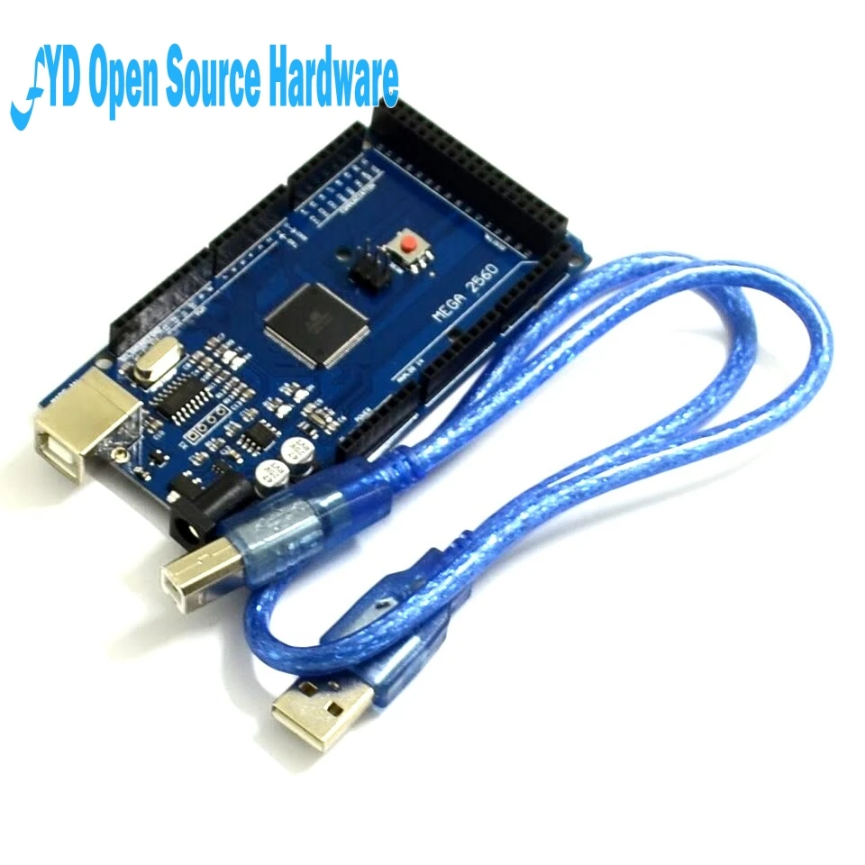 1 комплект Mega 2560 R3 Mega2560 REV3 ATmega2560-16AU плата+ USB кабель совместимый для arduino