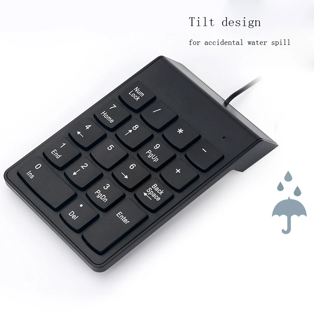 Тонкая Проводная цифровая мини клавиатура с клавиатурой Для iMac/Mac Pro/MacBook